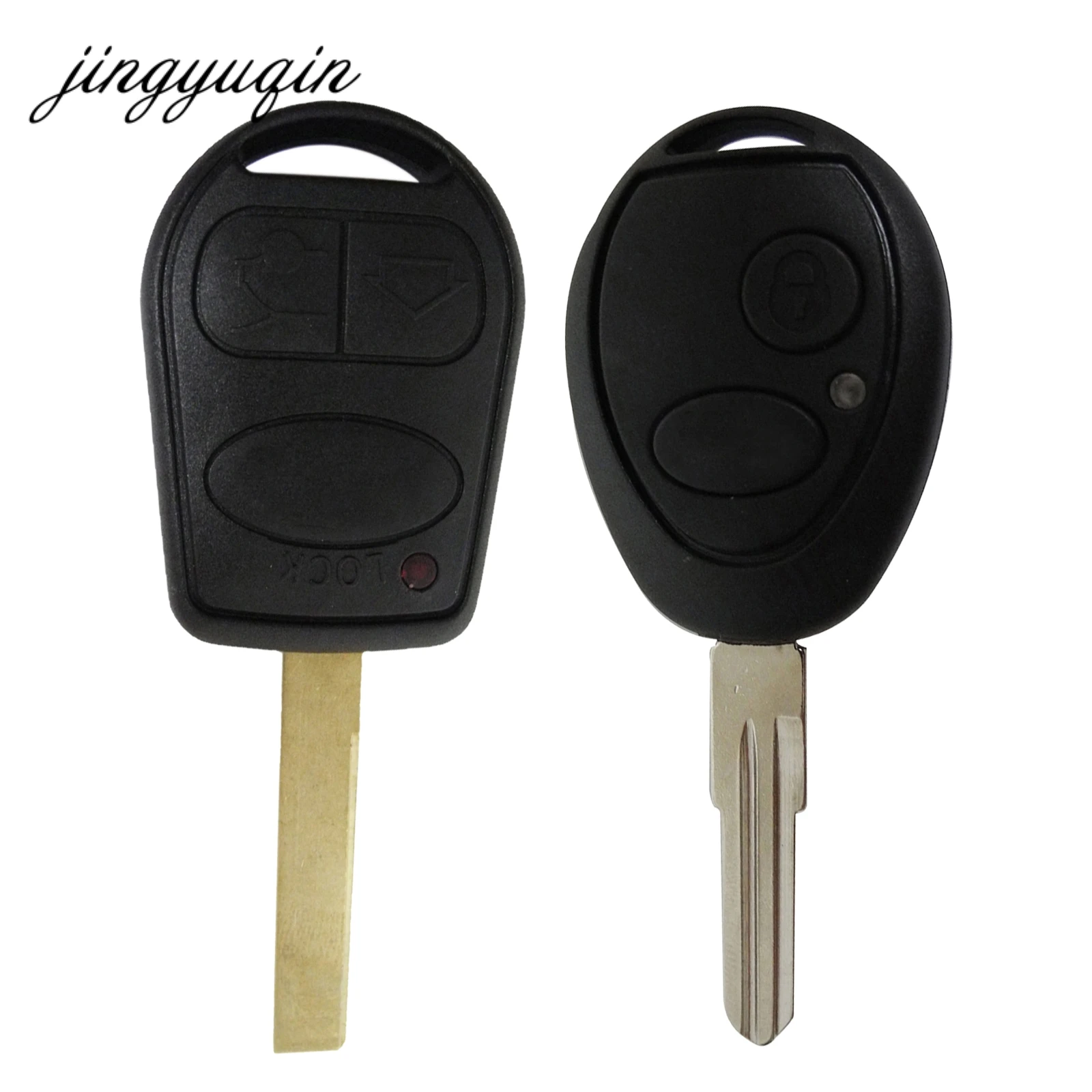 

jingyuqin Remote Key Fob Shell fit for LAND ROVER Discovery Range Rover L322 HSE Vogue Sport Car Fob 2 Button Replacement Case