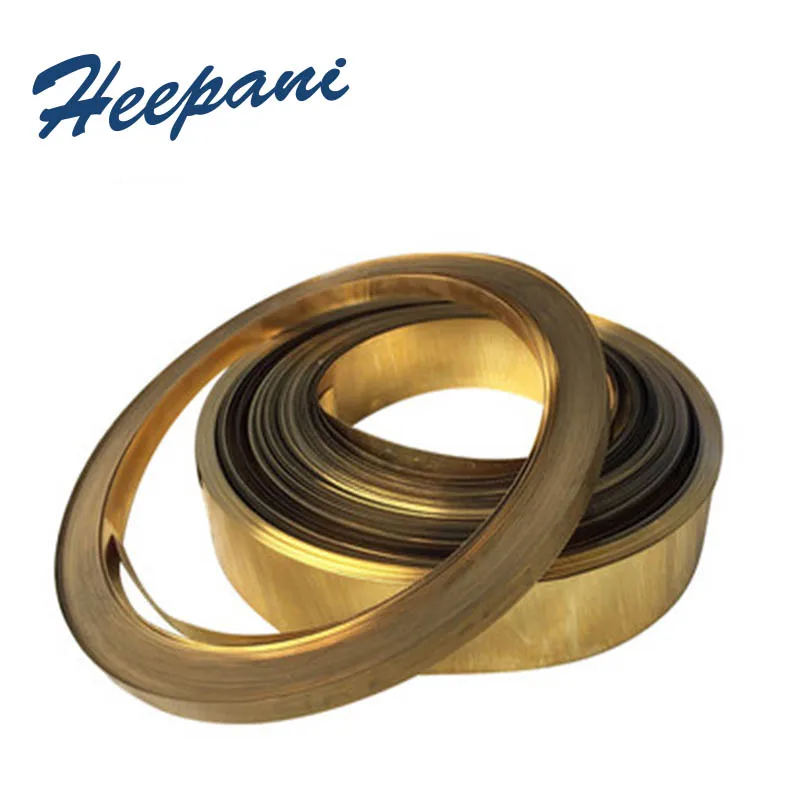 H62 Brass Belt 0.01mm / 0.03mm / 0.5mm / 0.8mm / 1mm Yellow Cu Copper Strip / Sheet