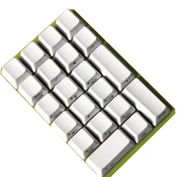 21 Key YMDK Side-printed Blank Top-printed Thick PBT ABS Keycap For MX Switches Mechanical Keyboard Numpad (ONLY KEYCAP)