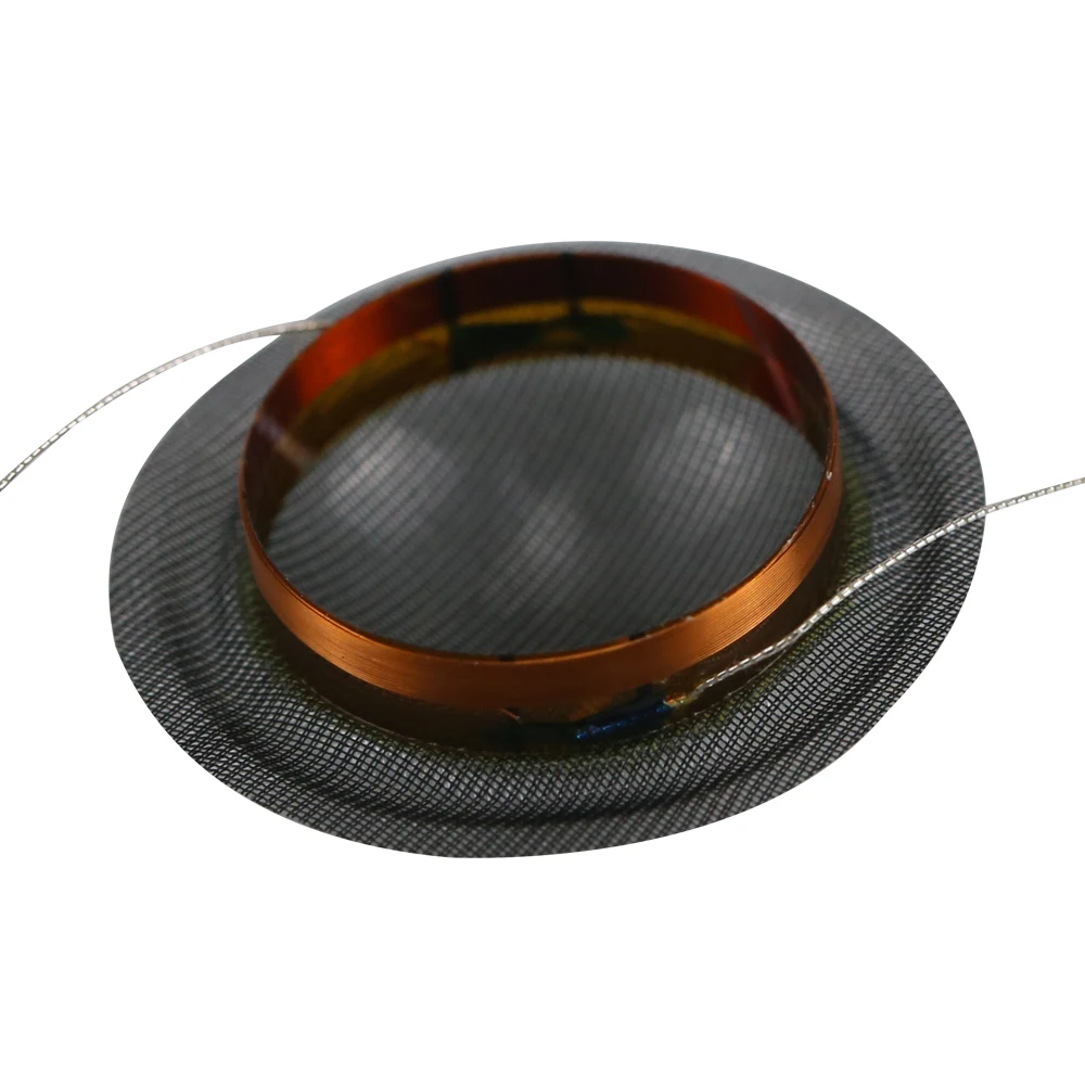 GHXAMP 20Core 20.4MM TREBLE Voice Coil KSV Speaker repair accessories Tweeter Crystal Translucent silk Diaphragm DIY 2PCS