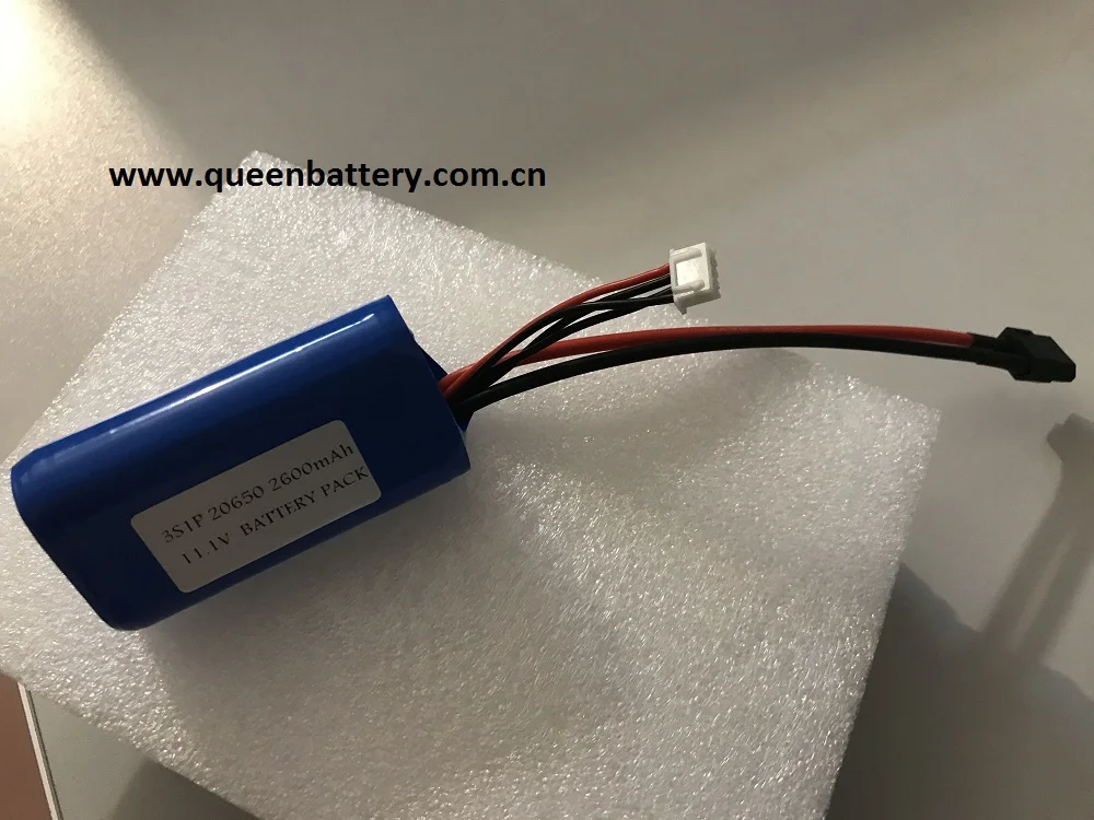 3S1P QB20650 11.1V 5200mAh battery pack for QB 20650 new model INR20650 with XT60 and balancer cables