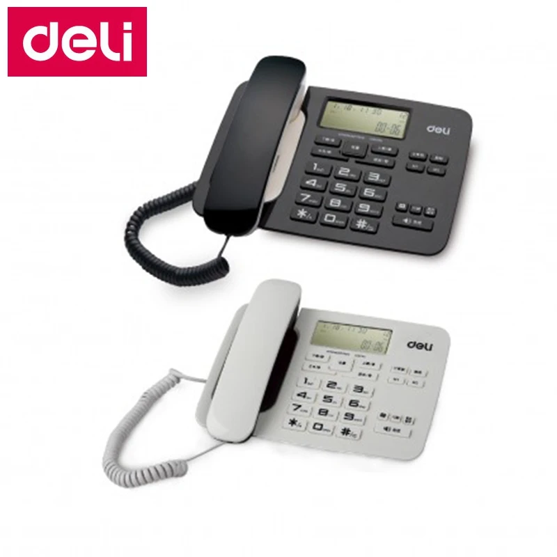 Imagem -04 - Readstar Deli 794 tipo de Assento Telefone Telefones com Fio Telefone de Escritório em Casa Caller id Exibição Registros Data Tempo Exibição