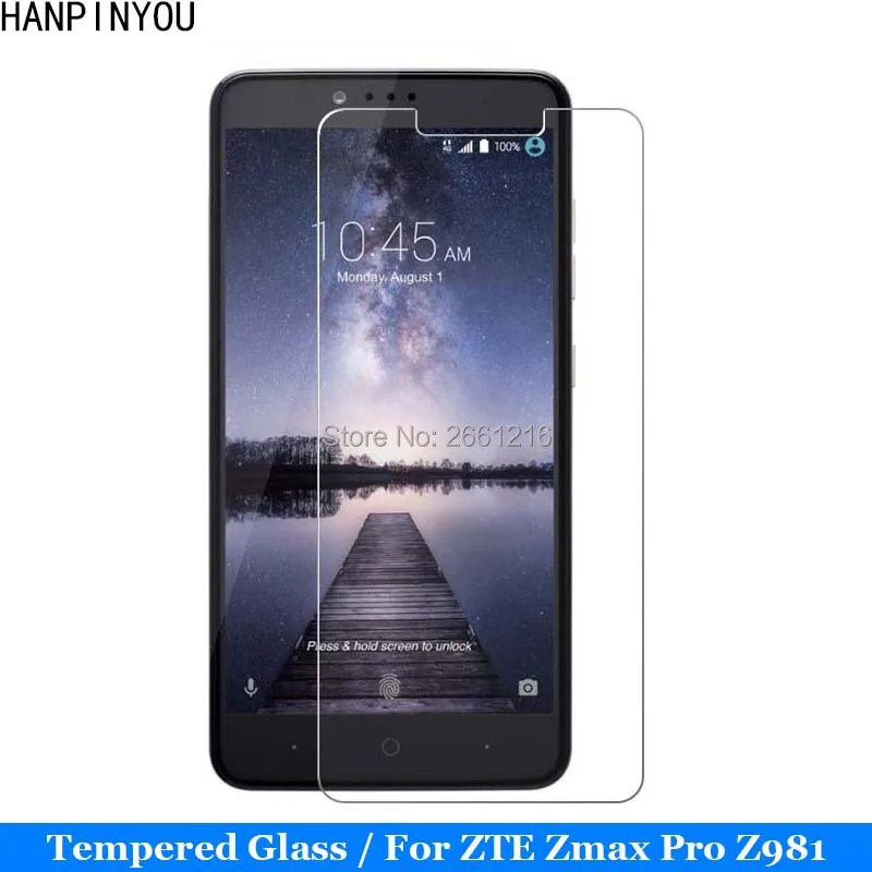 For ZTE Z Max Pro Z981 Tempered Glass 9H 2.5D Premium Screen Protector Film For ZTE Zmax Pro Z981 Z988 6.0 Inch