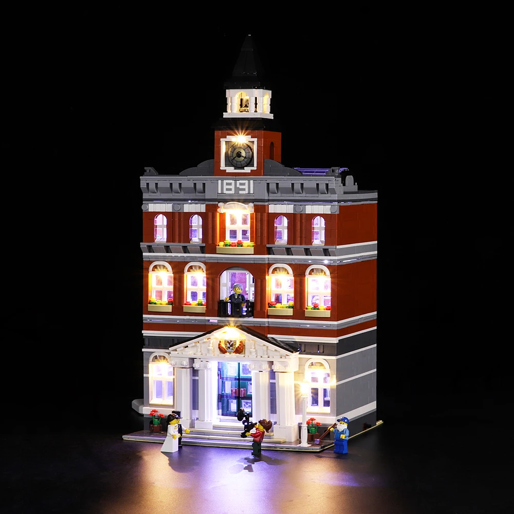 

Vonado LED Light Set For 10224 Town Hall Building Blocks Bricks Toys (Only Light+Battery Box)