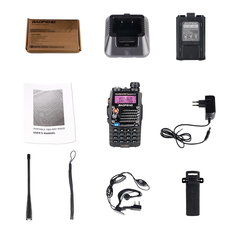 100% Original BAOFENG UV-5RA Talkie Walkie Radio Comunicador Dual Band 2 Weg Radio Amador radio boafeng