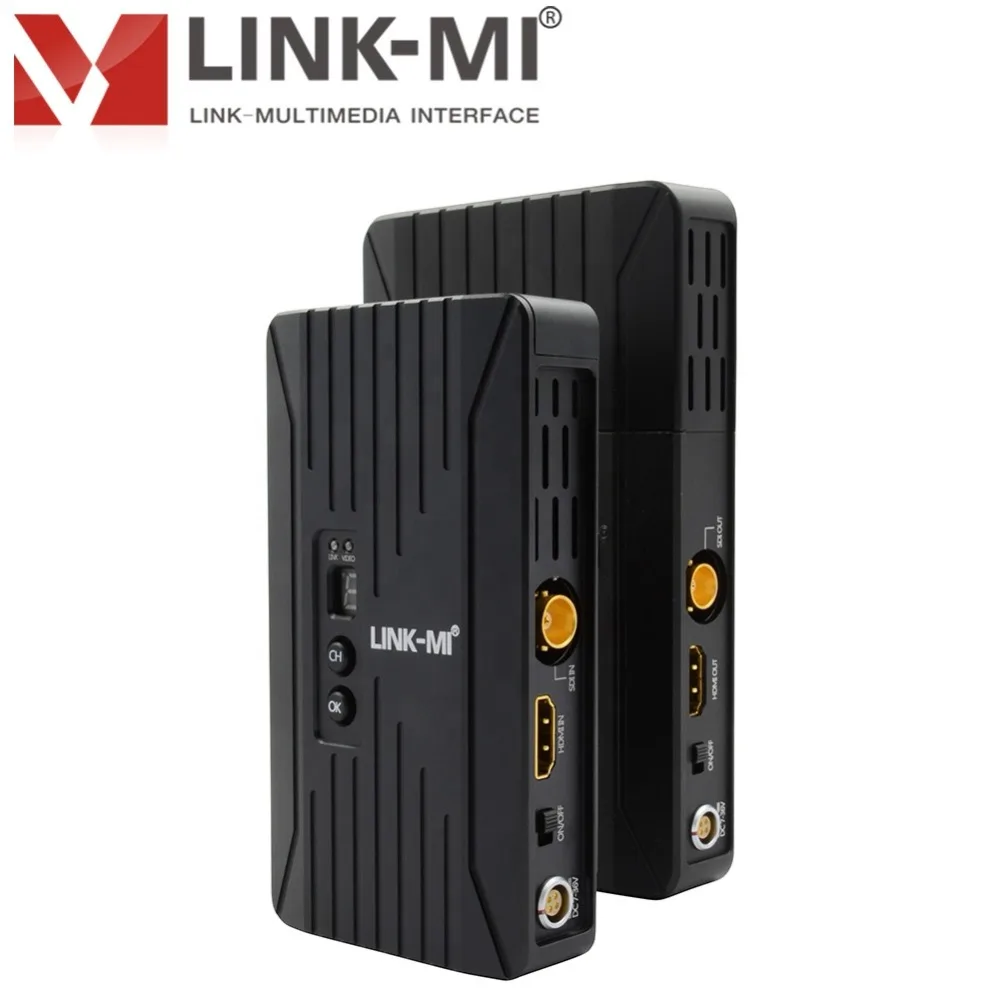 Transmissor de vídeo sem fio LINK-MI wx150 150m hdmi/sdi, extensor de receptor e receptor sem fio