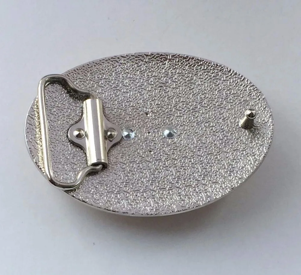 New Arrvial Cowboy Belt Buckle With Gold Color 3D Sliver Bulls Metal Buckles suitable for 4cm wideth belt with continous stock