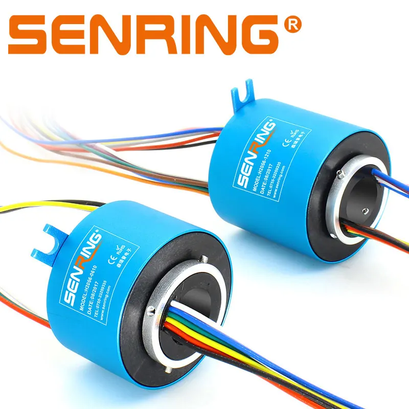 

Electronic Slip Ring Rotor with 20mm Hole Size 56mm OD Size for Transmitting 6 12 Wires 10A Power Current Conductive Sliprings