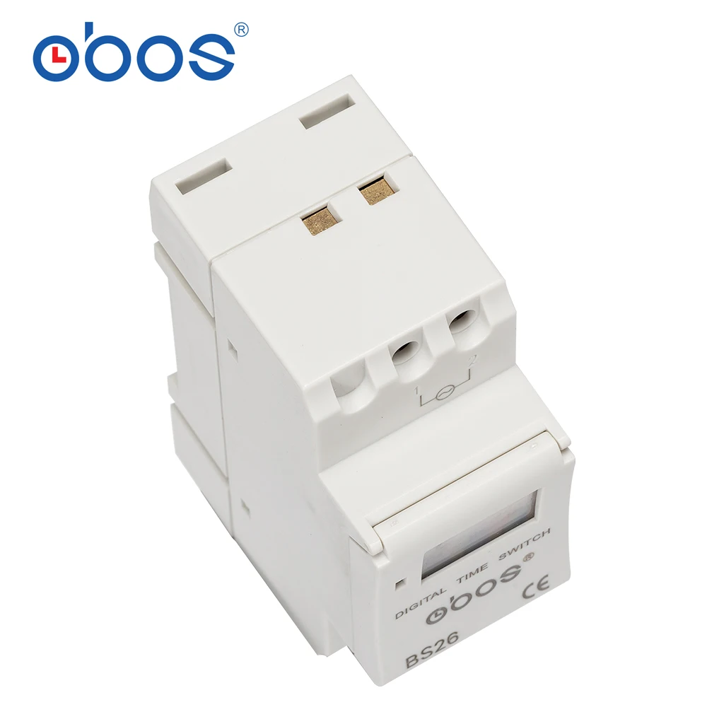 Temporizador digital do ruído do temporizador da memória 220v digital das interrupções de energia de obos timernew com 16 vezes de ligar/desligar pelo tempo do dia escala ajustada 1min-168h
