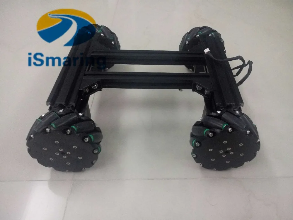 1Set Mecanum wheel car universal intelligent/smart car chassis omnidirectional mobile robot development platform diy for arduino