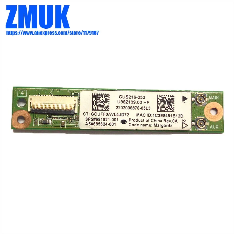 Carte combinée WLAN HSTNN-QR03 ABGN 2x2 BT4.0 pour hp ElitePad 802.11 G1 Sereis,SPS 900 – 001, 691921