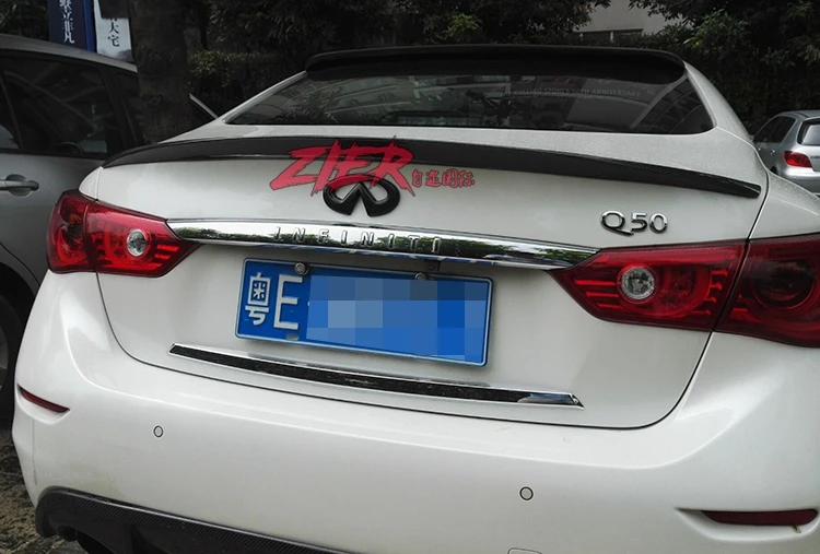 Fit for Infiniti  Q50 L  modified carbon fiber rear wing with  rear spoiler wing