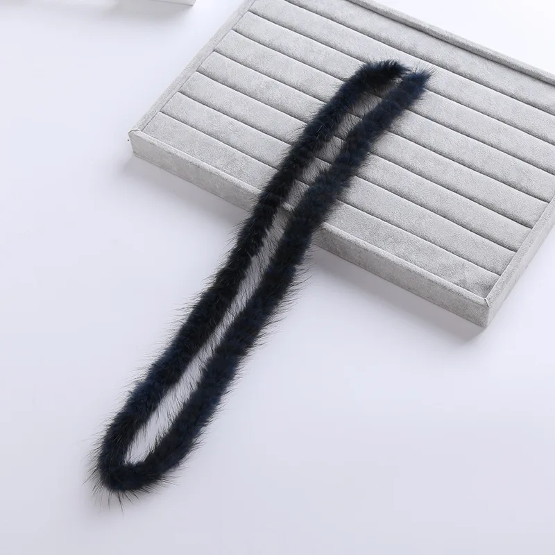 2yard Mink Fur Pompoms Tail Mink Fur Accessories for  Keychain  Tassel DIY Jewelry Finding