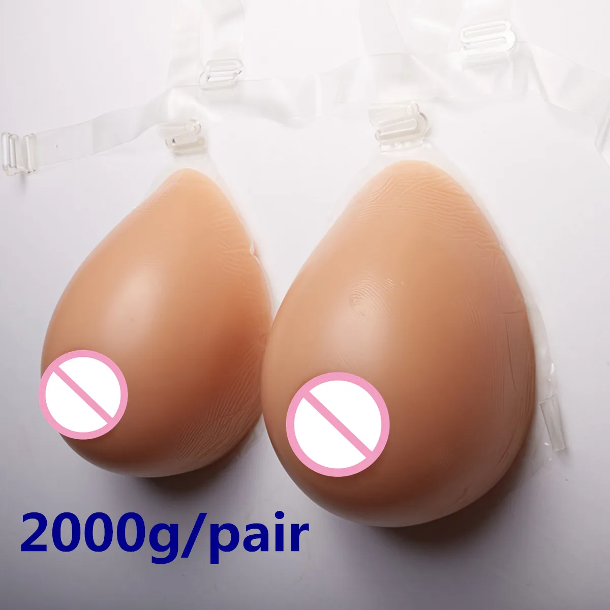 

Artificial Breast 2000g/pair Conjoined Breast Brown Boobs Crossdresser Drag Queen Real Breast Forms