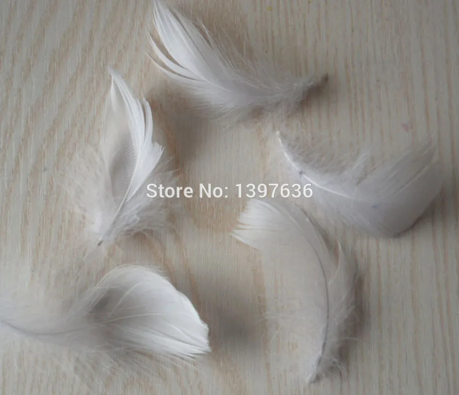 200pcs 8-13cm Choose Colors  Real Goose Feathers Plumes for Home Christmas Cosplay Decoration Clothing Shoes Hat Accessories