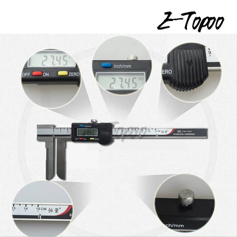 15-150mm  20-200MM 30-300MM  Long Jaw Inside Digital Caliper inside electronic vernier caliper Micrometer Measuring Tools