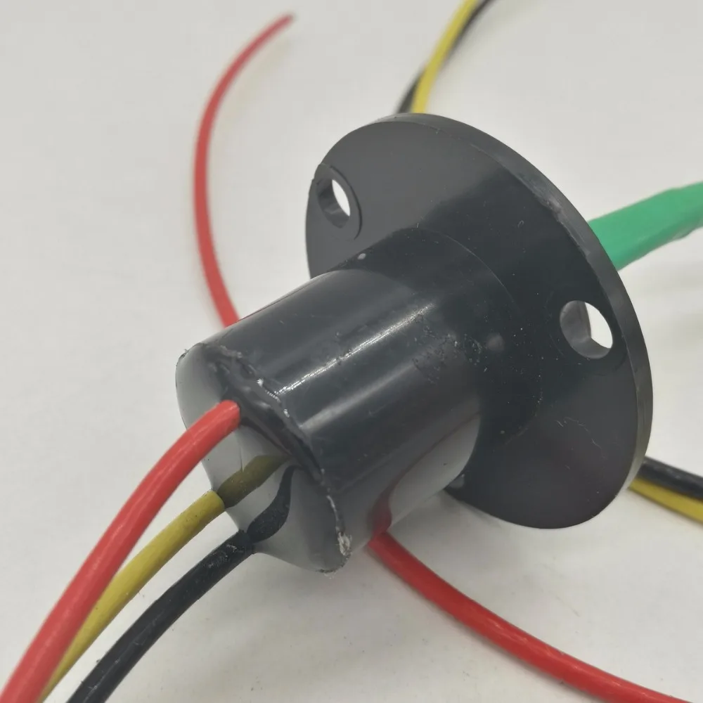 SRC0320 3 Wires 20A Dia 22mm 500RPM Wind power slip ring connector