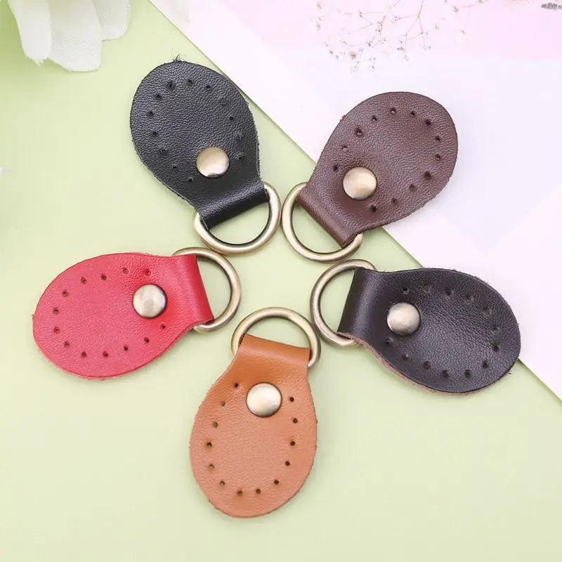 4pcs Fashion Leather Handmade Buckle Replacement for DIY Handbag Shoulder Bag Backpack Block Lock Accessories KZ0034