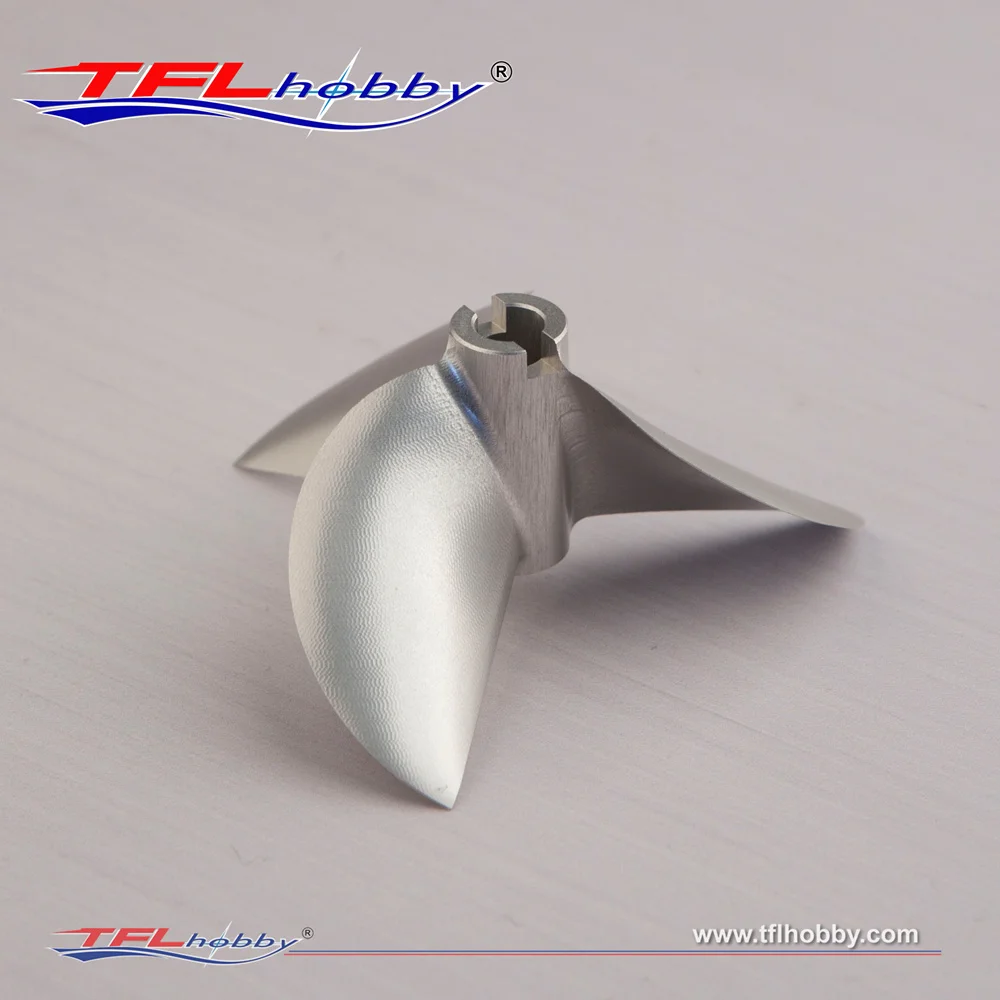 TFL Genuine Parts! Professional Version 4.76mm Three-Bladed Propeller 60CNC Aluminium  Propeller  for RC Electric  Boat