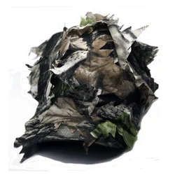 GUGULUZA Outdoor Tactical Camouflage Cap With Bionic Leaf Camo Hunting Hat Sniper Hidden Jungle Hat