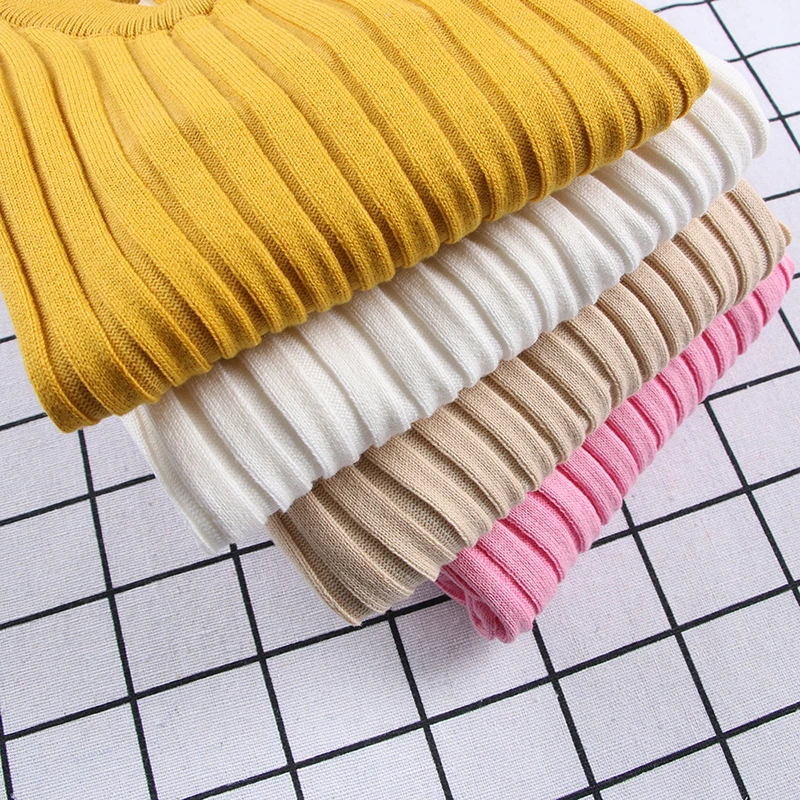 New Girls Sweaters Solid Candy Color Boys Sweaters Autumn New Knitted Baby Girls Ribbed Sweater Kids Clothing Girls Pullover