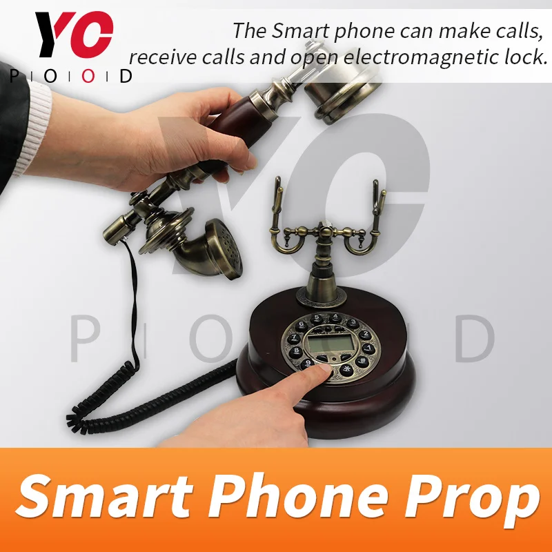 Smart Phone Prop Escape Room Prop Dial correct number to hear clues or release lock Antiquie Telephone Prop