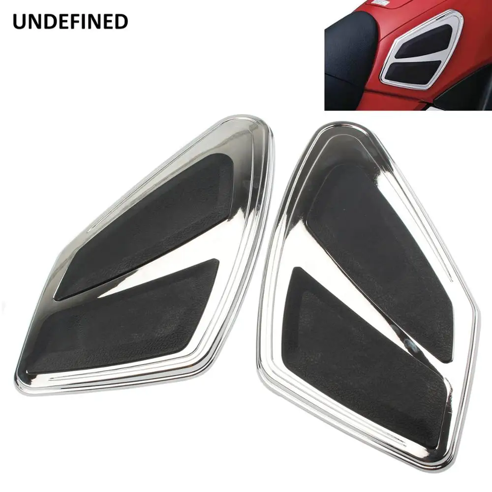 

UNDEFINED Black Motorcycle Fuel Tank Traction Pad Sticker Knee Grip Protector Decals For Honda Gold Wing GL1800 FB6 2012-2017