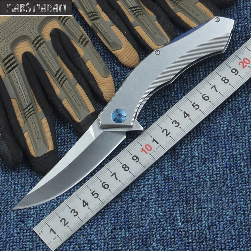 

Pocket Knife Free shipping Outdoor Camping EDC Tool D2 Steel Blade Folding Knife A collectible knife