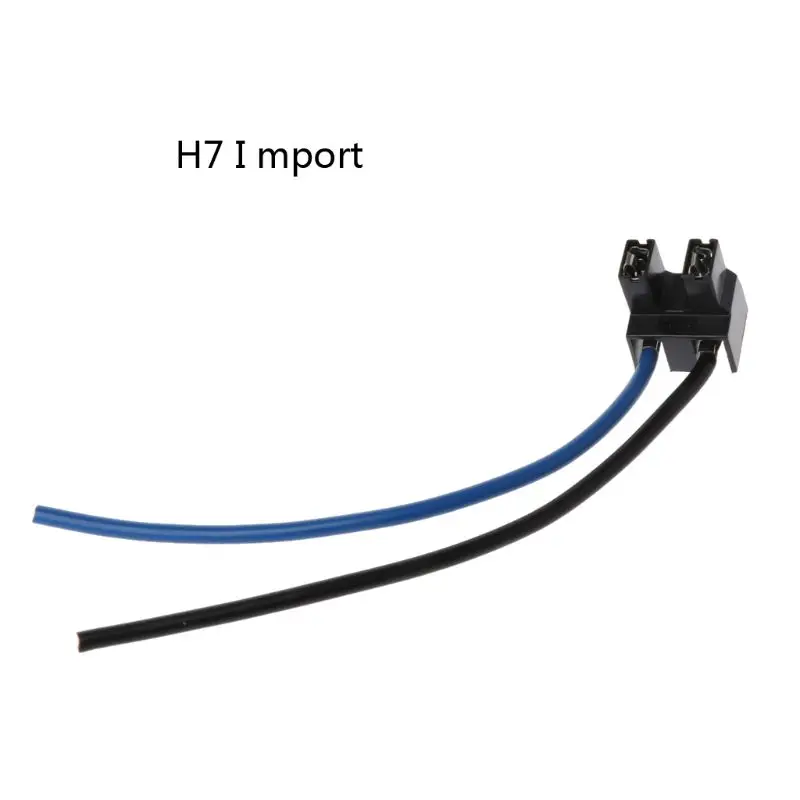 2019 Import H7 Car Halogen Bulb Socket Power Adapter Plug Heat resistant connections For any headlights fog lights replacement