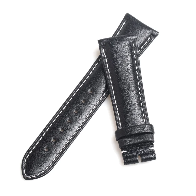 WENTULA watchbands for TISSOT T039.417A V8 calf-leather band cow leather Genuine Leather leather strap watch band