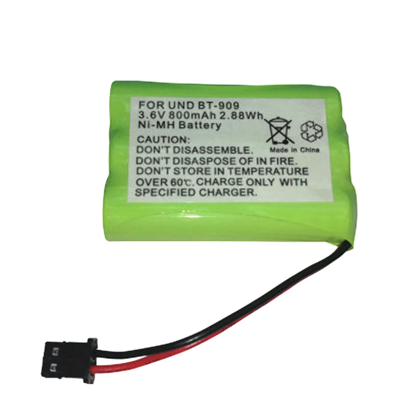 1PCS  rechargeable cordless phone battery for uniden BT-909 BT909 3 * AAA ni-mh 800mAh  3.6V rechargeable batteries