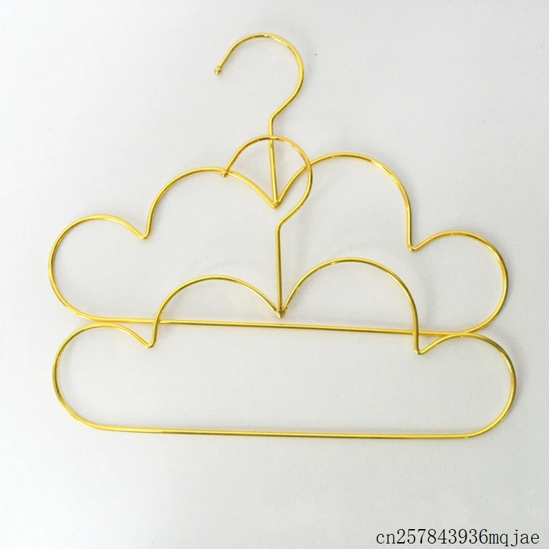 

50pcs Nordic Style Cloud Hanger Metal Hanger Rack for Children Kids Scarf Towel Clothes Organizer