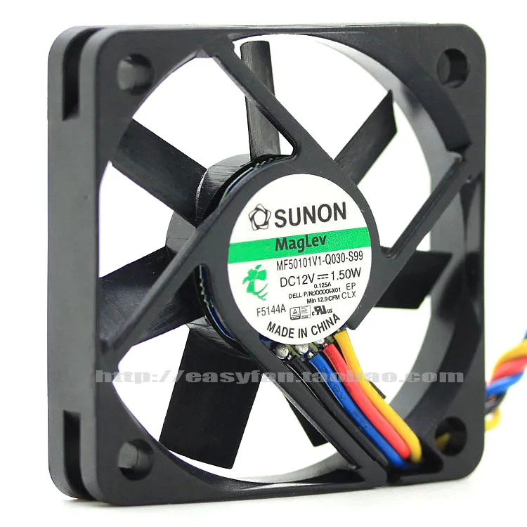 

NEW SUNON MF50101V1-Q030-S99 5010 12V 1.50W 5CM 4lines PWM cooling fan