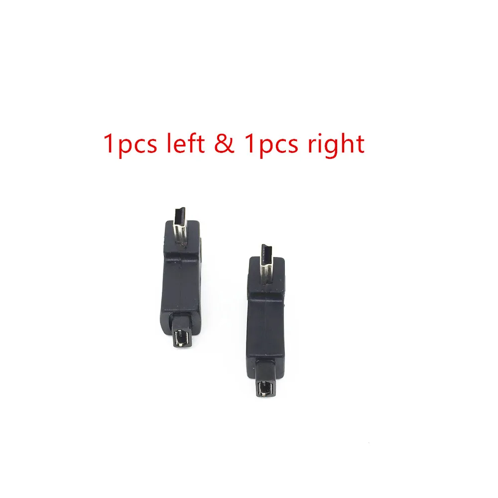 Mini USB Type A Male To Micro USB B FeMale 90 Degree Right/left Angle Adapter