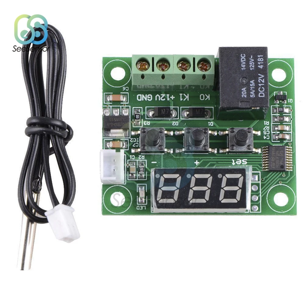 DC 12V W1209 W1209WK Digital Thermostat Temperature Controller Regulator Thermoregulator Thermometer Cool Heat Control Switch