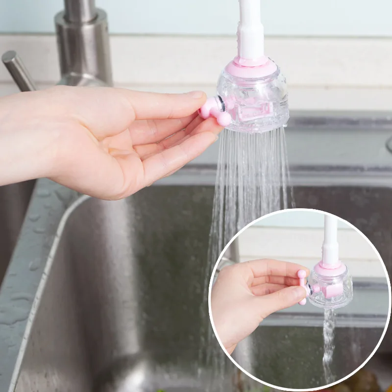 Kitchen Bathroom Faucet Water-Saving Devices Can Be Rotated Splash Water Nozzle Filter Water Saving Devices Water-Saving Valve