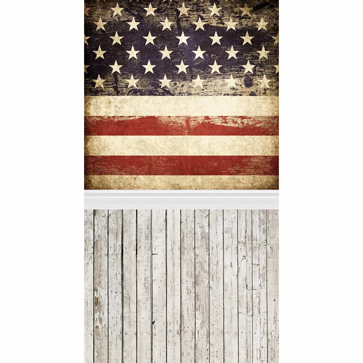 Allenjoy photography background independence day vintage flag wood floor photo studio backdrops customize