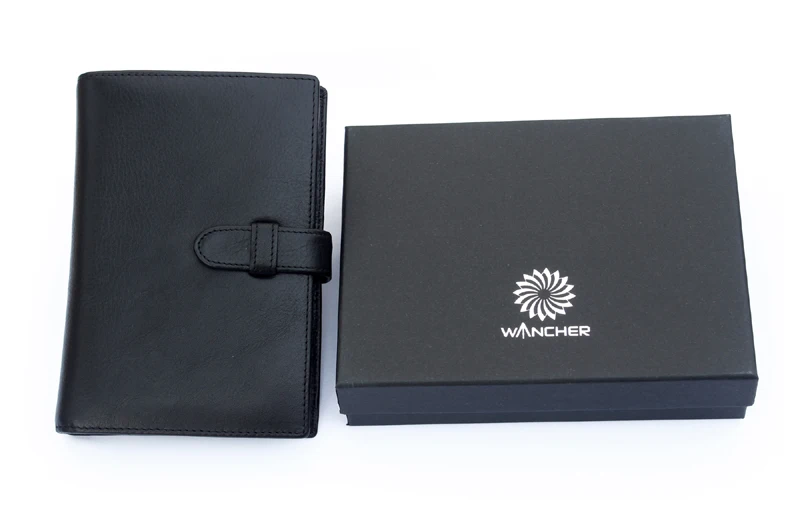 Wancher Stiftbeutel aus echtem Leder, Füllfederhalteretui, Rindsleder, Stiftehalter, Etui, Geschenkset, Stifttasche, Stiftaufbewahrung, Schreibwarenzubehör – Detail 18