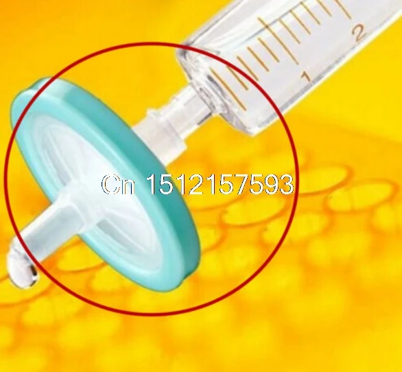 

100pcs Syringe-driven Filter Filtration Membrane ,Disposable Needle Filter