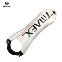 TMAEX-Road Bicycle Full Carbon Stem, White Paint, Glossy,80mm,90mm,100mm,110mm,120mm,Bicycle Parts,10 Degrees,MTB Bike Parts,New