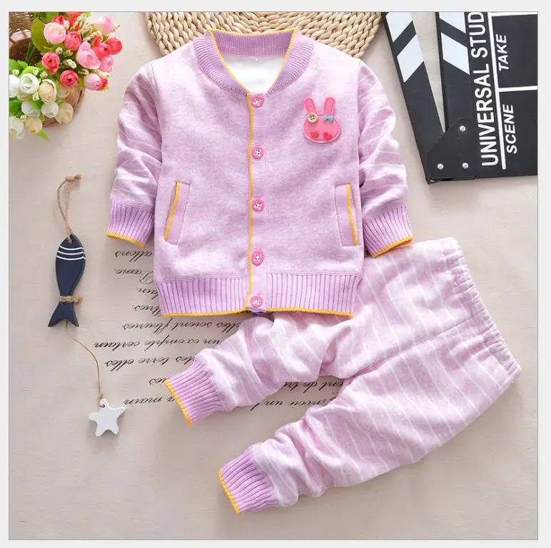 Baby tie sweater suit