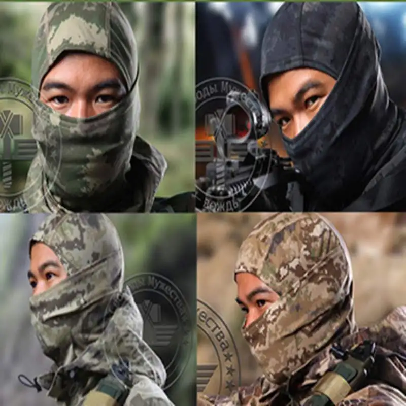 

9 Color Camouflage Bandana Balaclava Tactical Airsoft Hunting Head Scarf Outdoor Paintball Ski Cycling Full Mask For Face Men