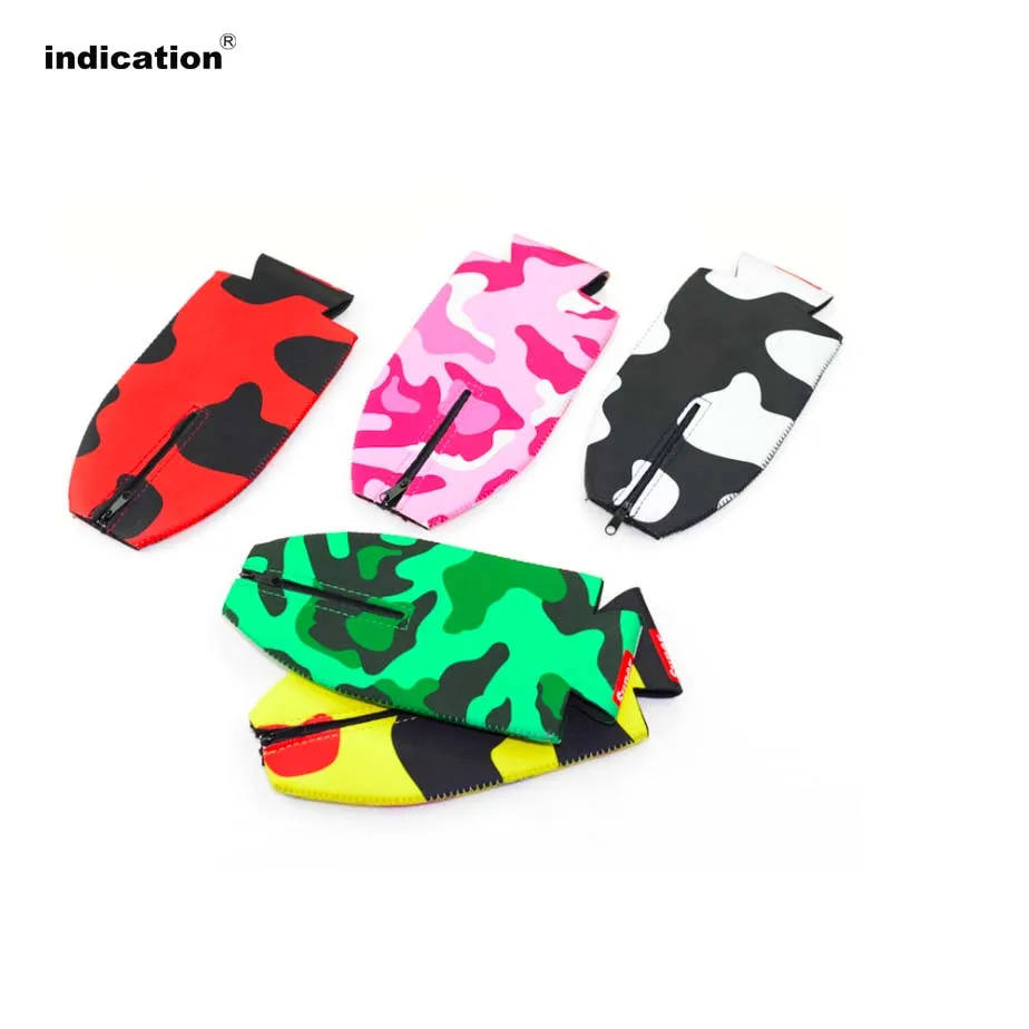 Camouflage Patter Design Beer Bottle Holders  Neoprene Drink Sleeve Bottle Holders For Beer Cans  Beer Cooler Bag 100pcs/lot