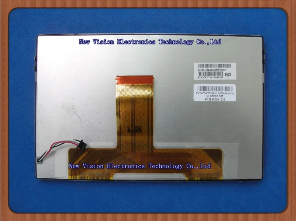 

C070VVN02 C070VVN02.1 C070VVN02.2 New Original A+ quality 7 inch LCD Display for Volvo S60L Car GPS Navigation