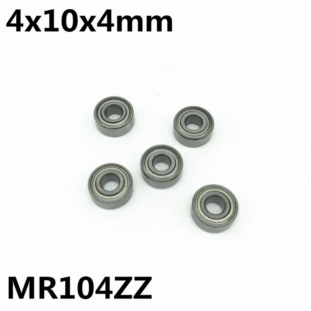 10 sztuk MR104ZZ L-1040ZZ 4x10x4mm łożysko kulkowe zwykłe miniaturowe łożysko zaawansowany wysokiej jakości Model MR104