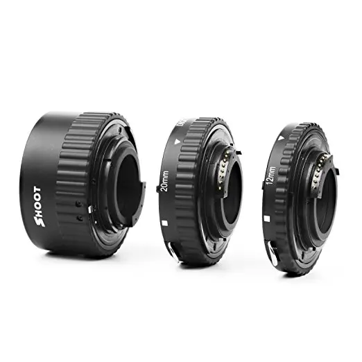 

Auto Focus Macro Extension Tube Metal Mount Ring for Nikon D7100 D7000 D5300 D5200 D5100 D5000 D3100 D3000 Digital SLR Cameras