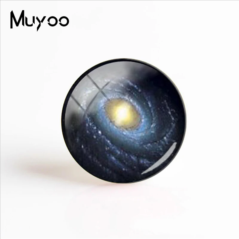 2018 New Nebula Galaxy Fashion Handcraft Jewelry Space Handmade Photo Glass Cabochons Nebulae Glass Dome Jewelry