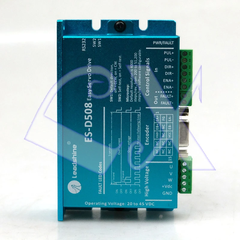 

Freeshipping Original Leadshine Easy Servo Drive ES-D508 CNC DSP Closed-Loop Stepper Drive 8A 20-50VDC