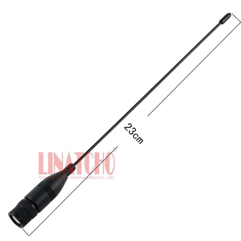 NA 666 UHF/VHF 144/430 dual band walkie talkie flexible two way radio BNC male connector antenna