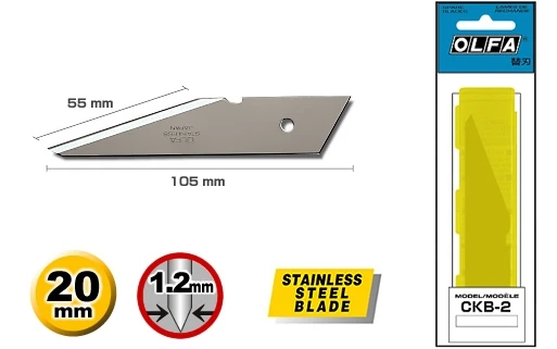 OLFA Stainless Steel Blade Craftt knife CK-1 CK-2  spare blades hobby knife Original made from Japan CKB-1 CKB-2 blade